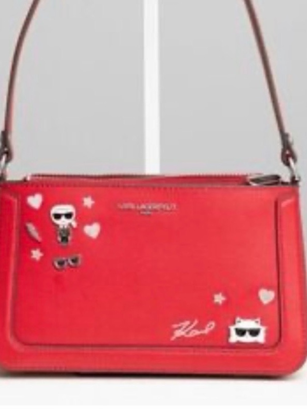Karl Lagerfeld Paris Maybelle Demi Cate Pins Shoulder Bag Y2K